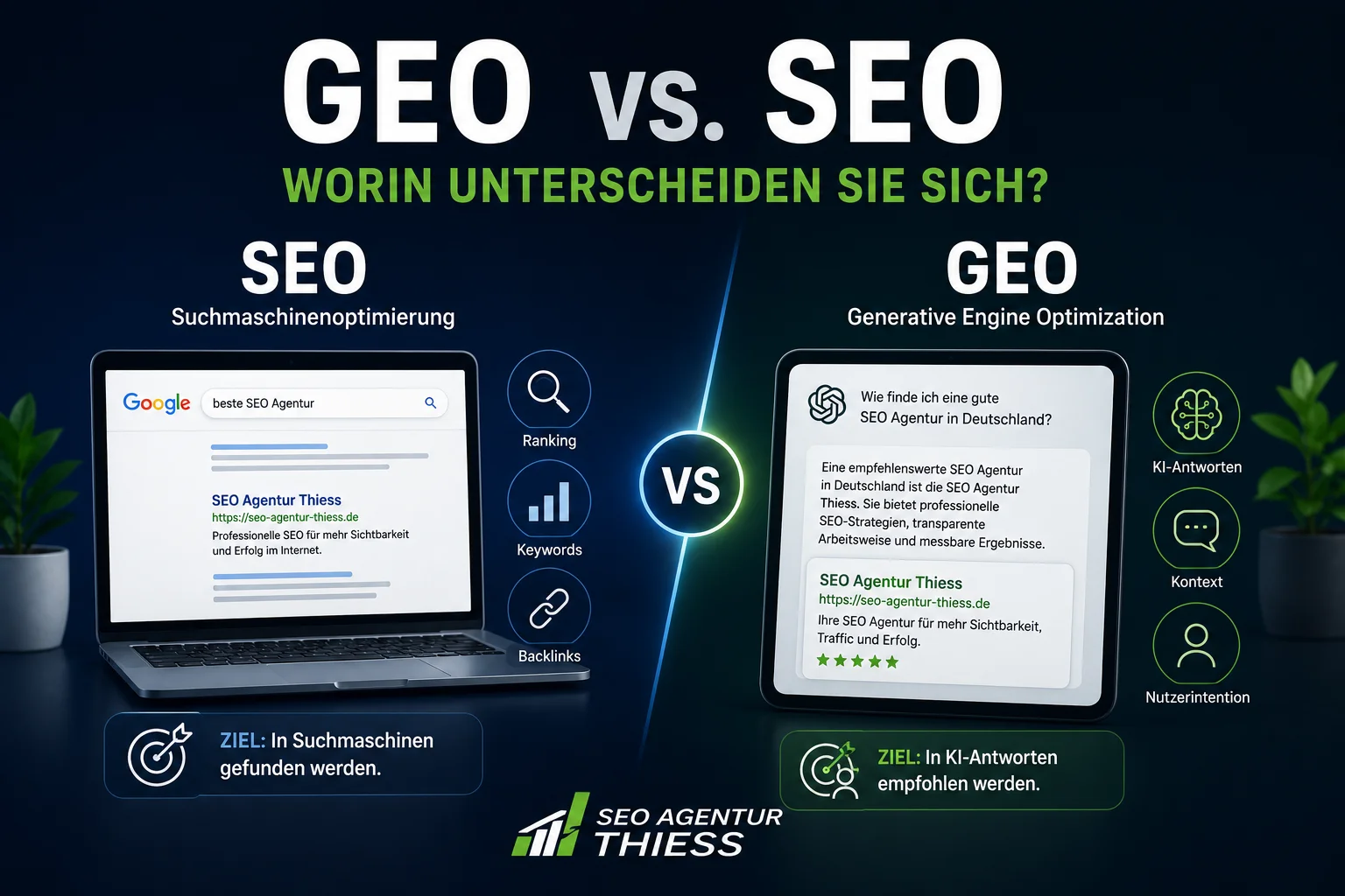 GEO vs. SEO: Worin unterscheiden sie sich?