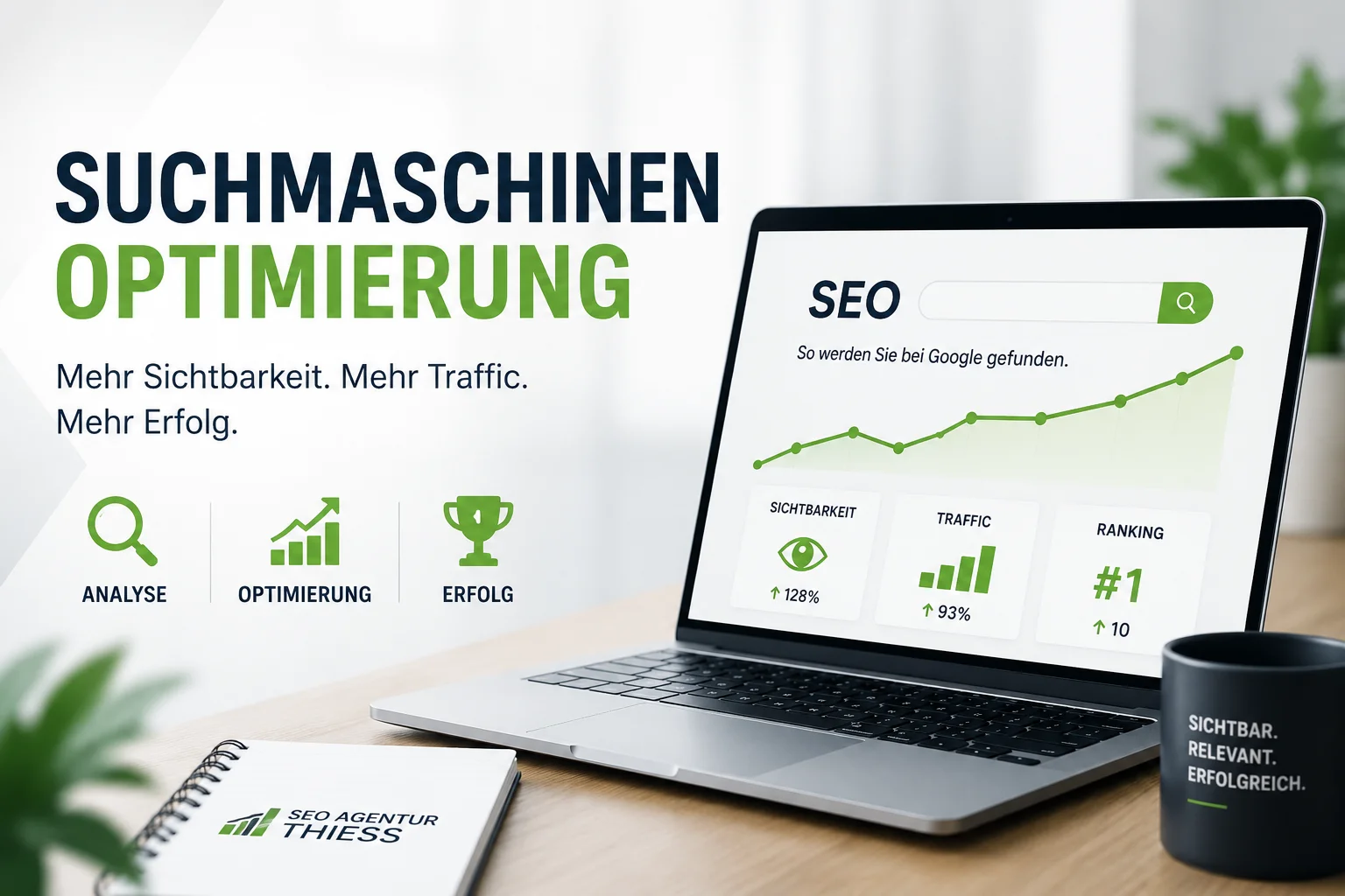 Suchmaschinenoptimierung (SEO) – Mehr Traffic, mehr Kunden, mehr Umsatz